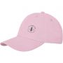 Davis 6 paneles baseballsapka, vilgos pink