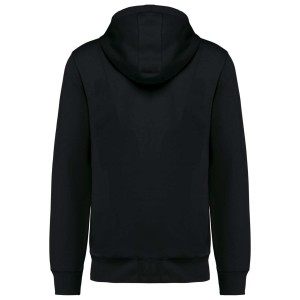 Kariban uniszex �ko cipz�ros pul�ver, Black