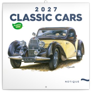 Lemeznapt�r Classic Cars ? V�clav Zapadl�k 2027, PLAstIC FREE, 30 � 30 cm