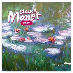 Lemeznapt�r Claude Monet 2027, 30 � 30 cm