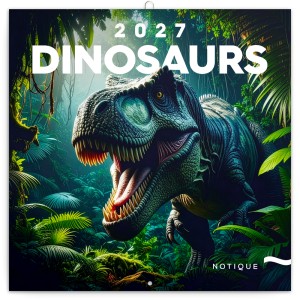 Lemeznapt�r Dinosaurs 2027, 30 � 30 cm