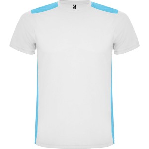 Roly Detroit r�vid ujj� uniszex sportp�l�, white, turquois